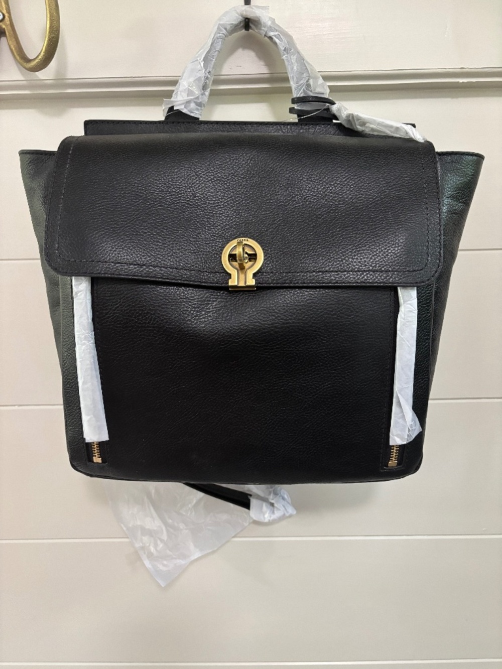 Fossil Black Bag NWT